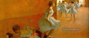 Tänzer die Treppe Edgar Degas Klettern Ölgemälde